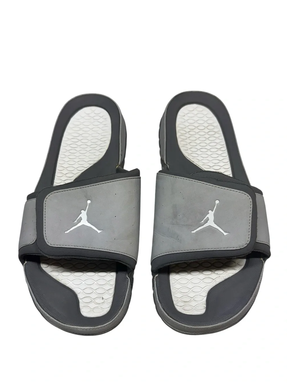 Jordan Hydro 2 Slides Sandals Mens Size 13 Wolf Grey Nike Basketball Slippers